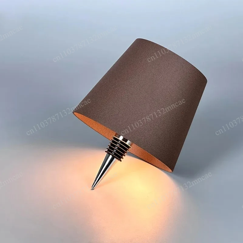 Lamp Bar Wine Bottle Base Decorative Light Rechargeable Touch Dimmable Restaurant 5200 mAh Battery Cordless LED Table