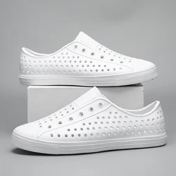 New Beach Sandals Men's Anti slip Hole Sandals Work Shoes Summer Garden Shoes Water Shoes Soft and Comfortable Outdoor Shoes