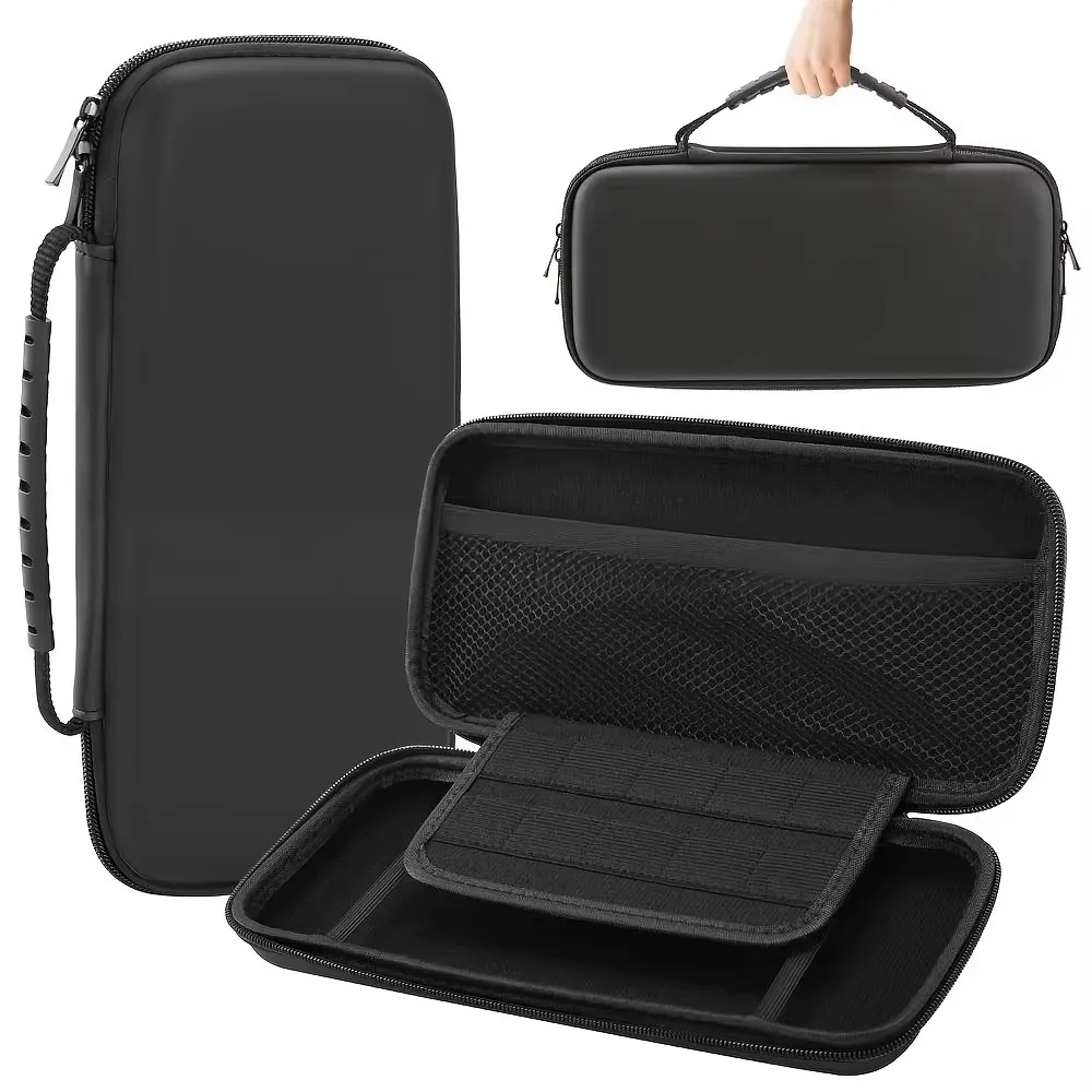 

Чехол для переноски Switch 2, портативная водонепроницаемая дорожная сумка с большой емкостью для хранения, защищенный для аксессуаров для консоли Switch