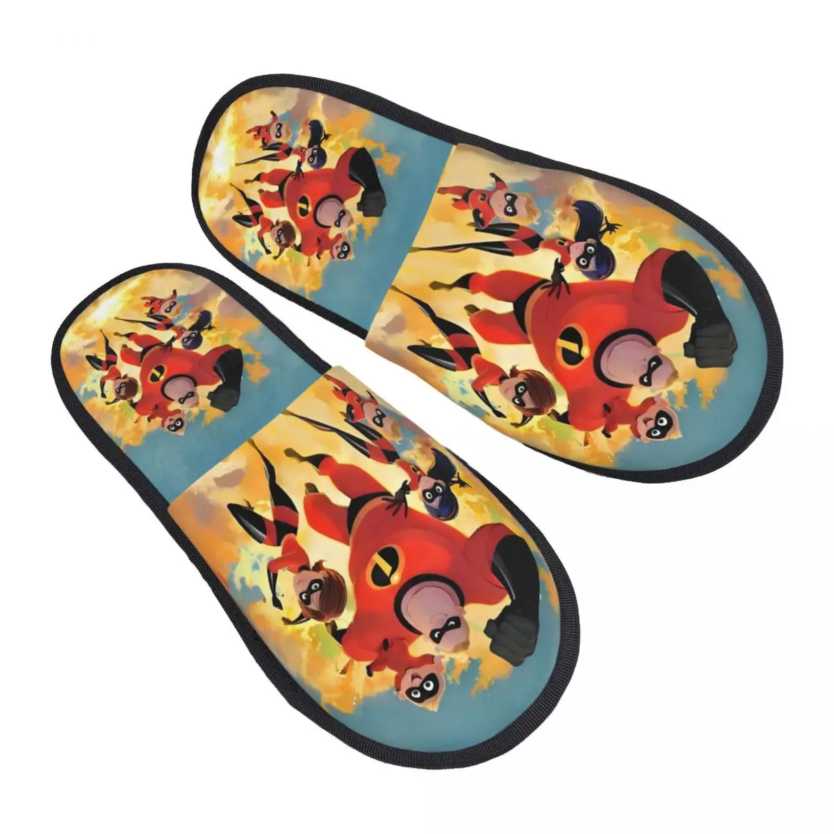 

Изготовленные на заказ тапочки для гостей супергероя «Суперсемейка» для спальни, женские милые домашние тапочки с героями мультфильмов аниме
