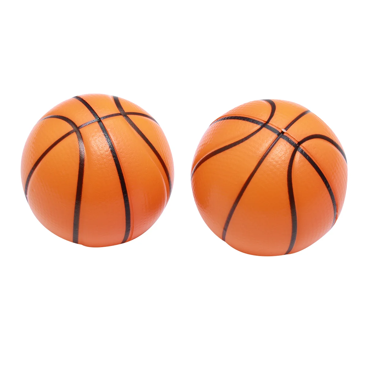 

20 PCS Mini Toys Squeeze Balls Stress Basketball Basketballs Favor Orange Sports