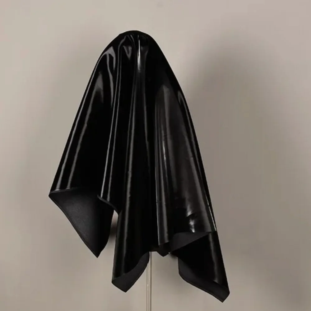 

Mercerized Leather Fabric for Thick Non Elastic Glossy Smooth Soft Jackets Bags Cloth Apparel Diy Sewing By Meter Material