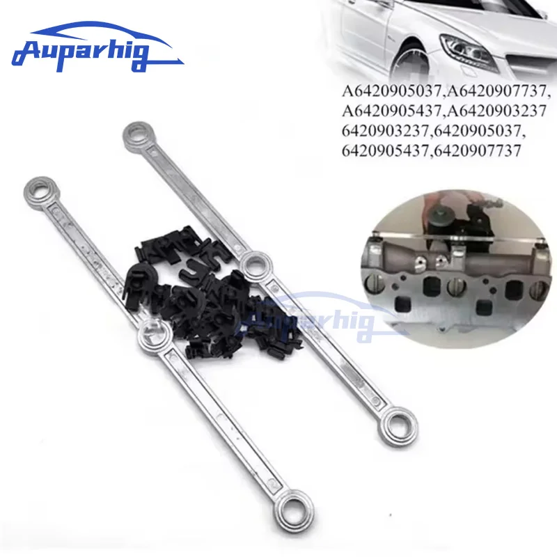

6420903237 6420907737 For Mercedes-Benz W204 CLS New Intake Manifold Swirl Flap Repair Runner Connecting Rod Kits A6420907737