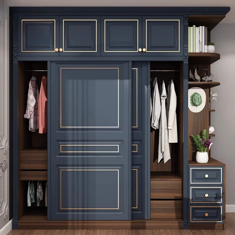 g*-Drawer Storage Wardrobes Luxury Room Bedroom Furniture Cabinets Sliding Door Wardrobes Orgnizer Open Closets Cupboard Home