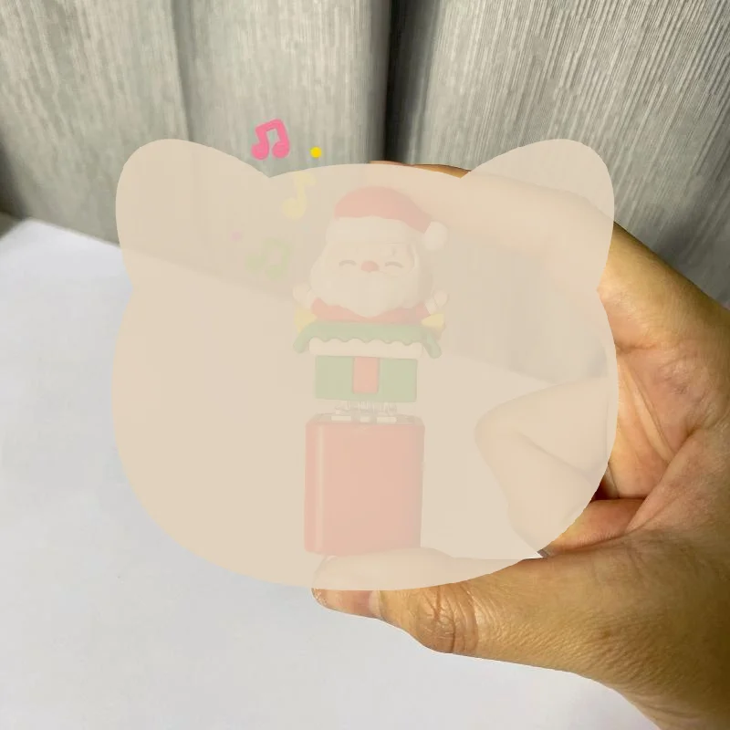Santa Claus Stress Relief Keychain with Squeaky Voice Function Cute Key Ring Adorable Bag Pendant Perfect Christmas Surprise Gi