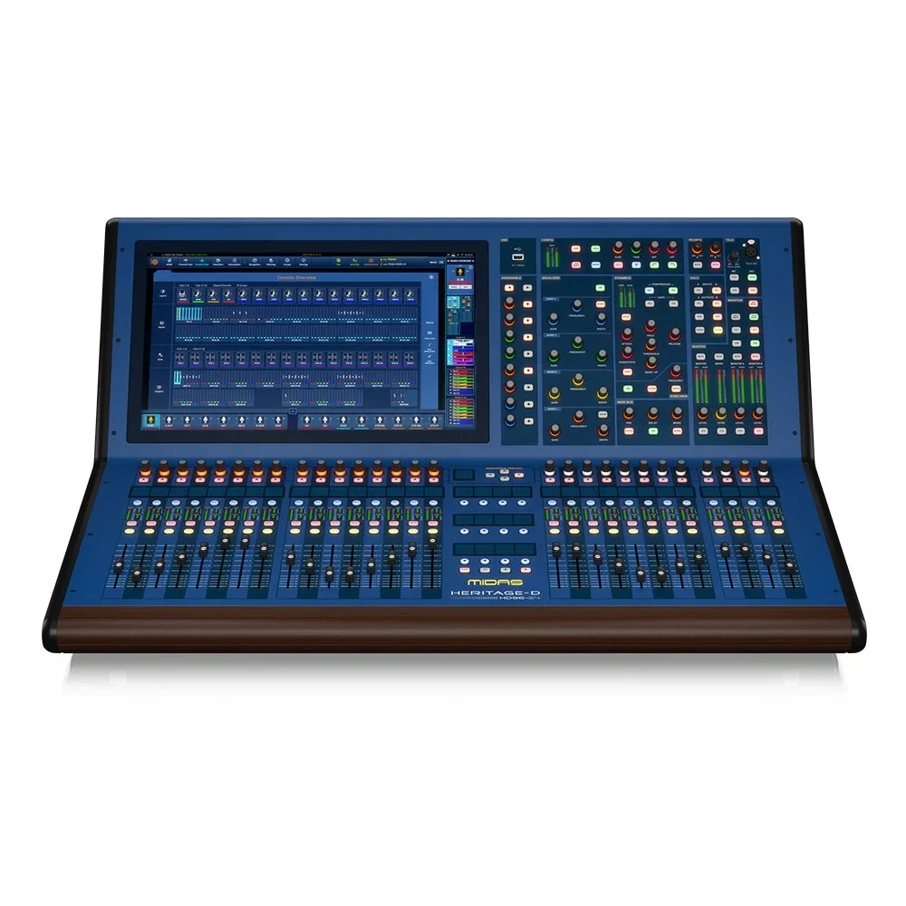 Midas Heritage HD96-24-CC-IP Kanalen met 144 ingangen en 28 gemotoriseerde faders Pa-geluidssysteem Podium digitale console