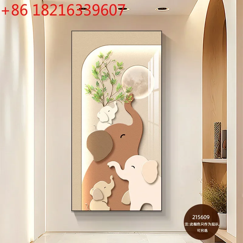 The entrance has a sense of high class, modern simplicity, and the corridors and aisle hanging paintings