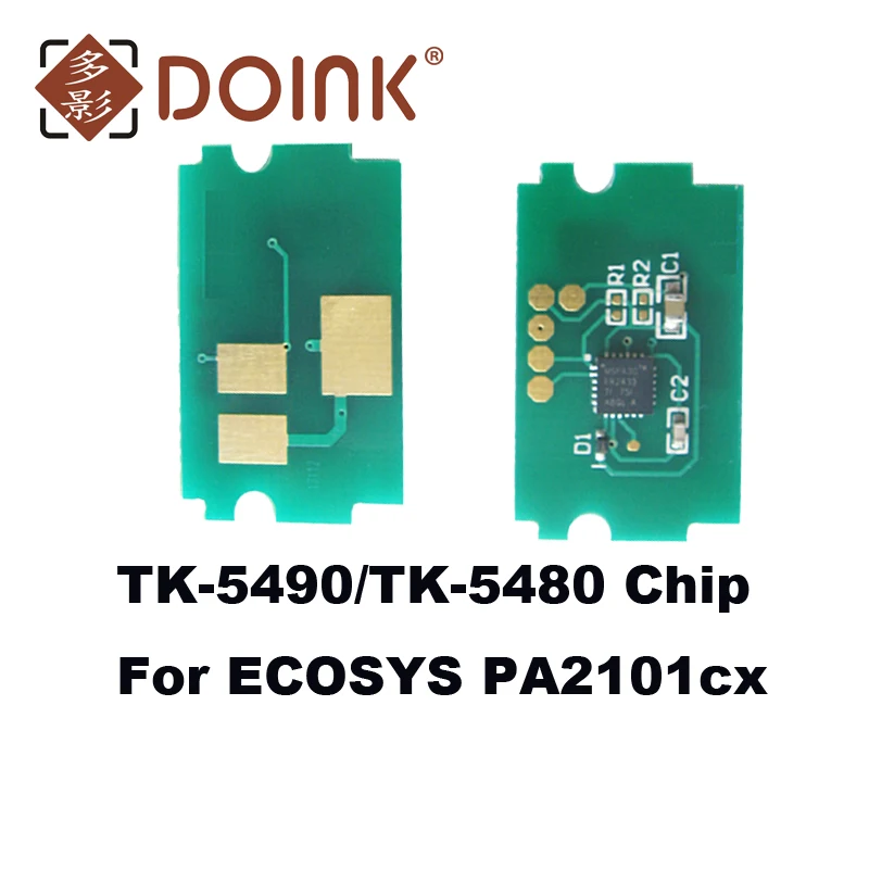 

8 шт. чип TK5490 TK5480 для Kyocera ECOSYS PA2101cx MA2101cfx тонер EU TK-5490 TK-5480 TK-5490K TK-5480K