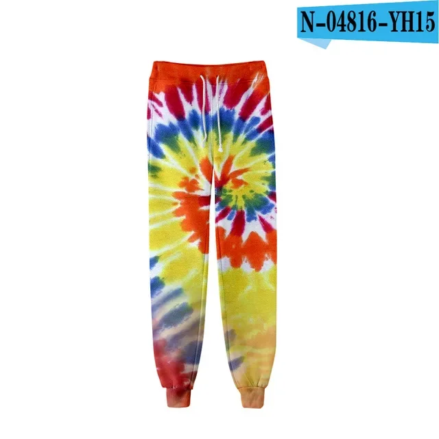 Herren-Jogginghose in Blau mit Swirl-Tie-Dye-Muster, Kordelzug, elastische Bündchen, lockere Passform, lässiger Streetwear-Look, ideal für Sport und den Alltag. – Detail 16