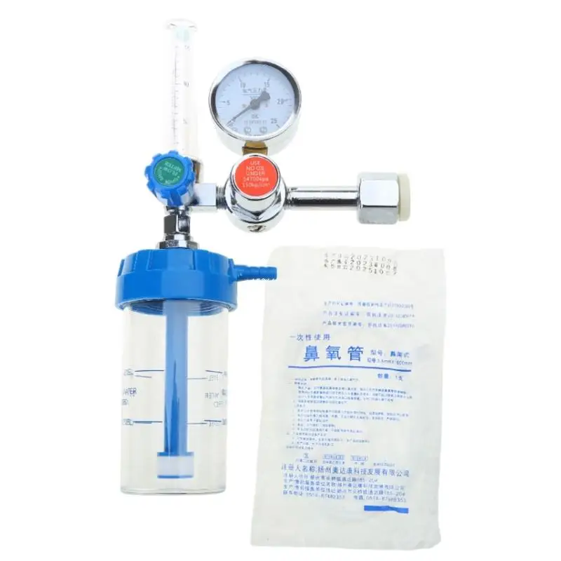 Upgraded Inhaler Pressure Regulator Meter 8-inch Male Thread Dropship