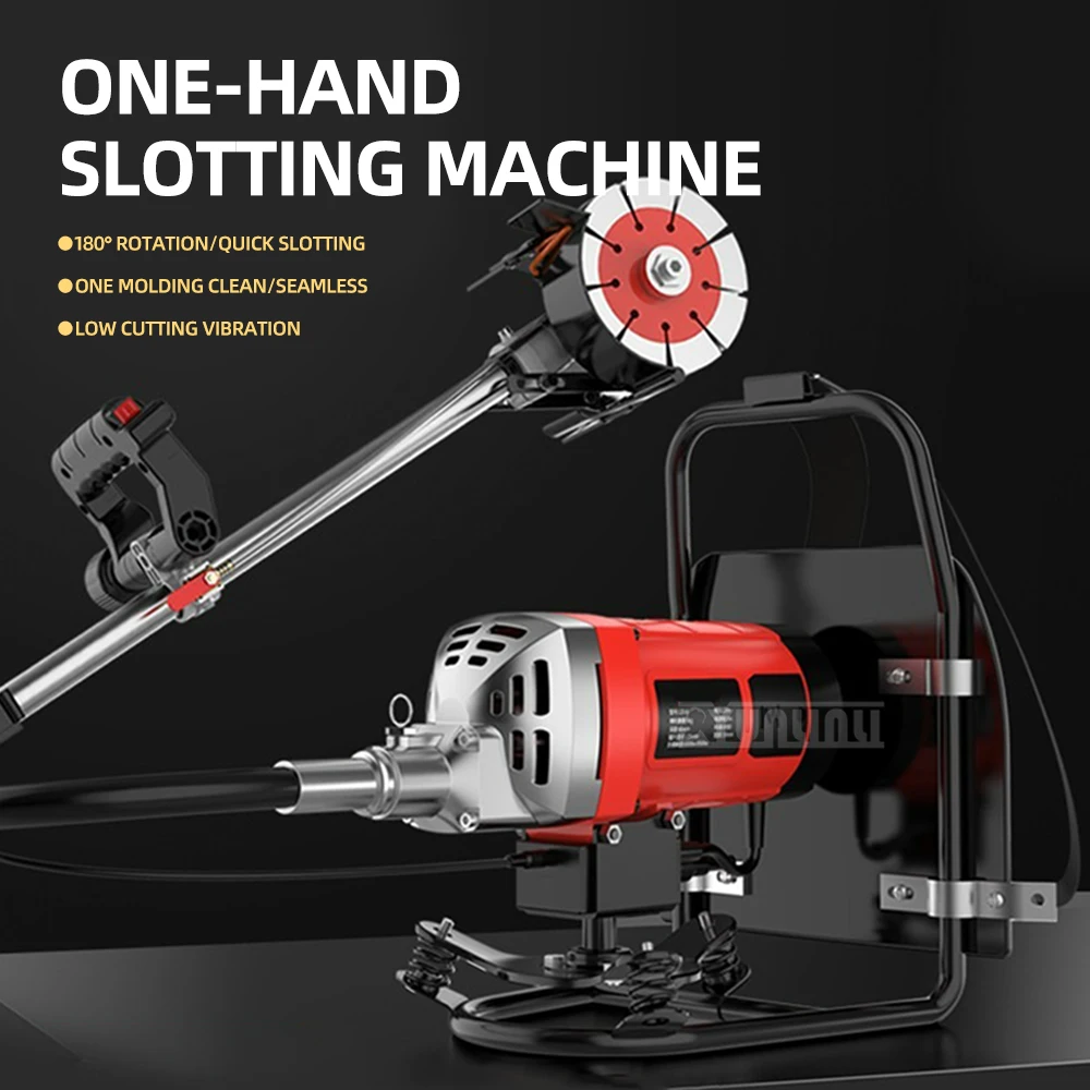 Backpack slotting machine, dust-free slotting machine, wall cutting slotting machine, water and electricity installation