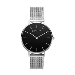 GIORDANO Brand Fashion Silver Mesh Band Women Wrist Watch Casual Quartz Watches Women's Gift Relogio Femininon's Watch