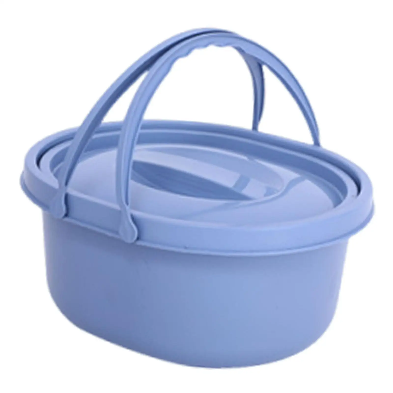Compact Commode Pee Container with Sealed Cover PP Material for Indoor & Outdoor Use Reusable Space Saving Multifunctional