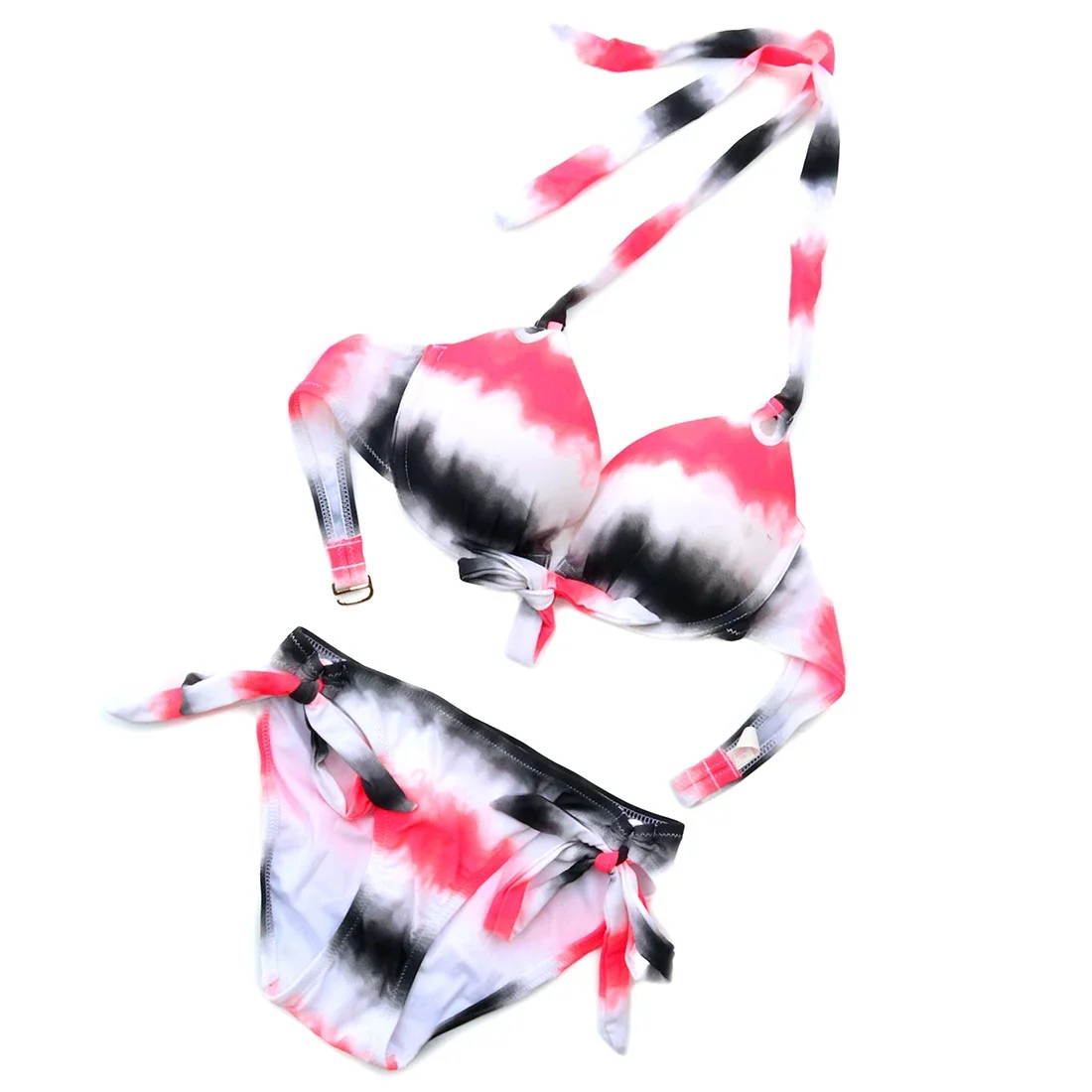 Women Bikini Pink Stripe Bathing suits Maillot De Bain Low Waist Swimwear Biquinis Feminino Swimsuit Brazilian Sexy