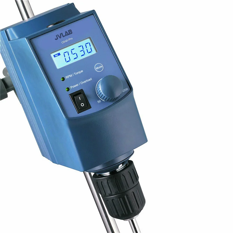 Überkopfrührer OS-40P LCD Digital Enhanced Magnetic Stirrer Max. Rührmenge 40L mit Plattenständer und Propellerrührer