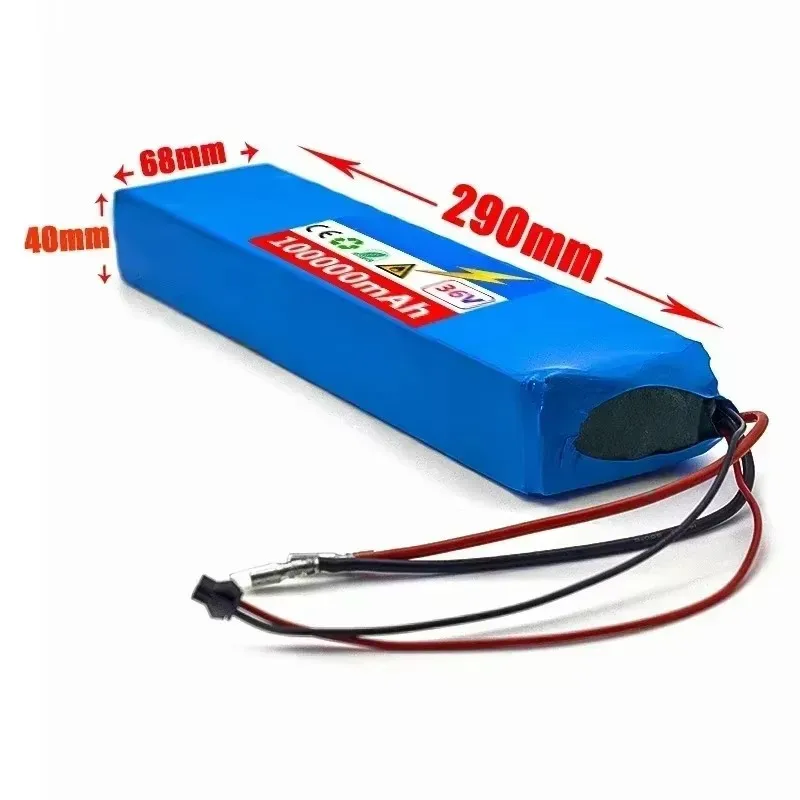 Batterie Pour Moto Et Scooter 10S3P 36V 100000mAh 18650 Ion Eddie 1000W Haute Puissance Et Capacité 36V