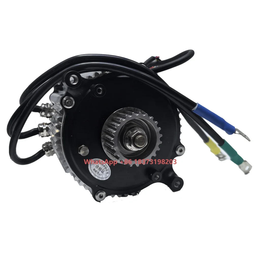 

72V 32000W 13000 RPM Weigh 8.2KG High Efficiency and High Speed Permanent Magnet Synchronous Motor for Electric Vehicles