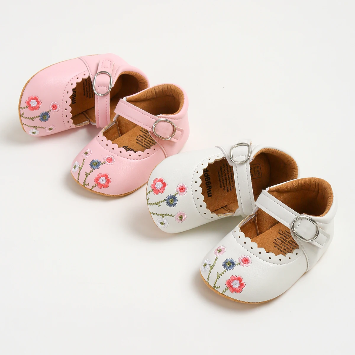 جديد الرضع طفل الفتيات ماري جين الشقق الأميرة طفل مشوا الأولى حذاء رياضة فستان الزفاف الرقص أحذية الطفل #4