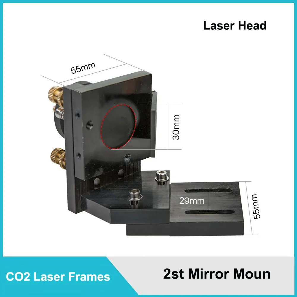 CO2 Laser Frame Mirror Holder Lens Tube Laser Head Gas Nozzle Hardware Accessories Engraving Machine Accessories