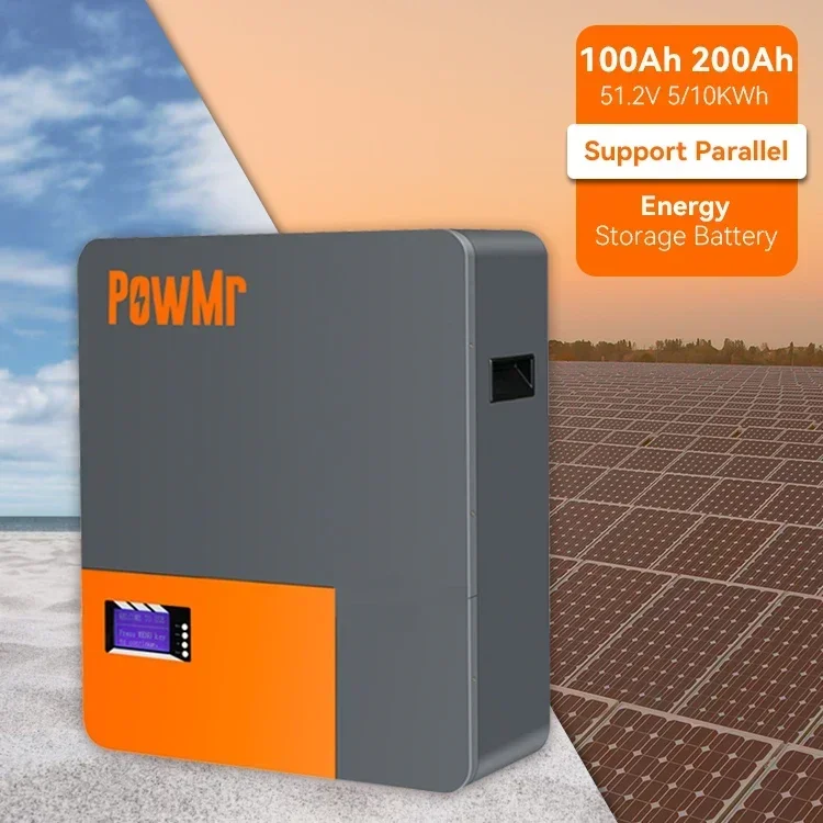 

Wall Mounted Solar Energy Storage Battery 100AH 200AH Lithium Ion Battery 51.2V LiFePO4 Lithium Ion Battery