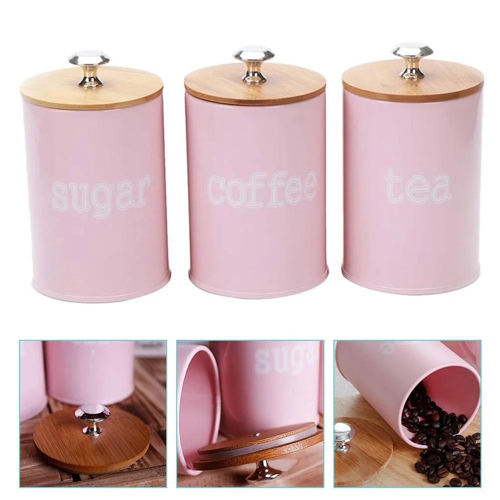 

3 Pcs Kitchen Storage Tank Box Bulk Container Plastic Containers for Airtight Food Sealed Canister Decorate