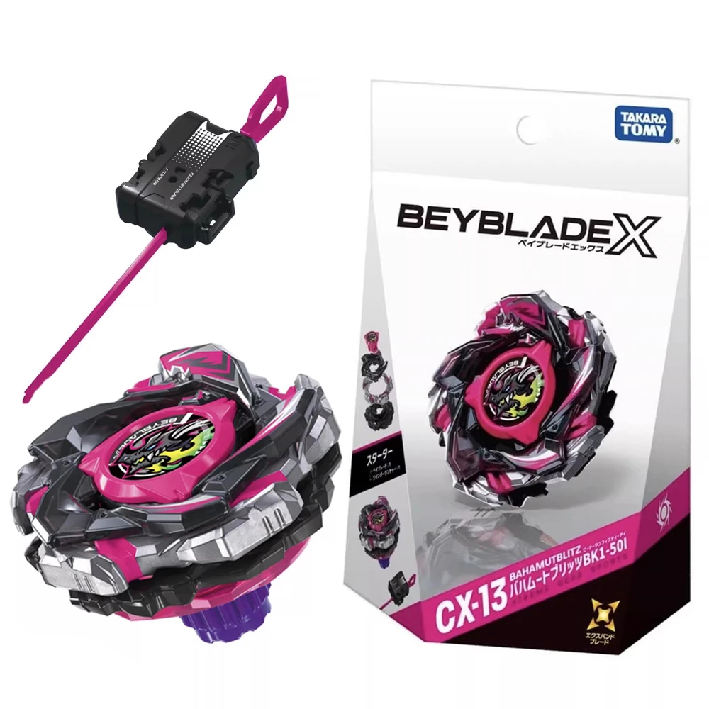GENUINE TAKARA TOMY BEY X CX-13 Starter Bahamut Blitz BK1-50I Blade CARD GAME