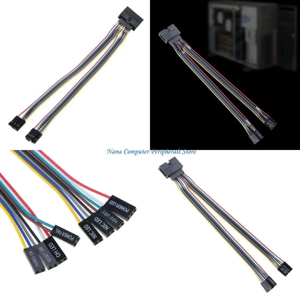 

F68C Super Micro Компьютерный кабель питания Перемычка на передней панели Корпуса Серверные коммутаторы Удлинитель