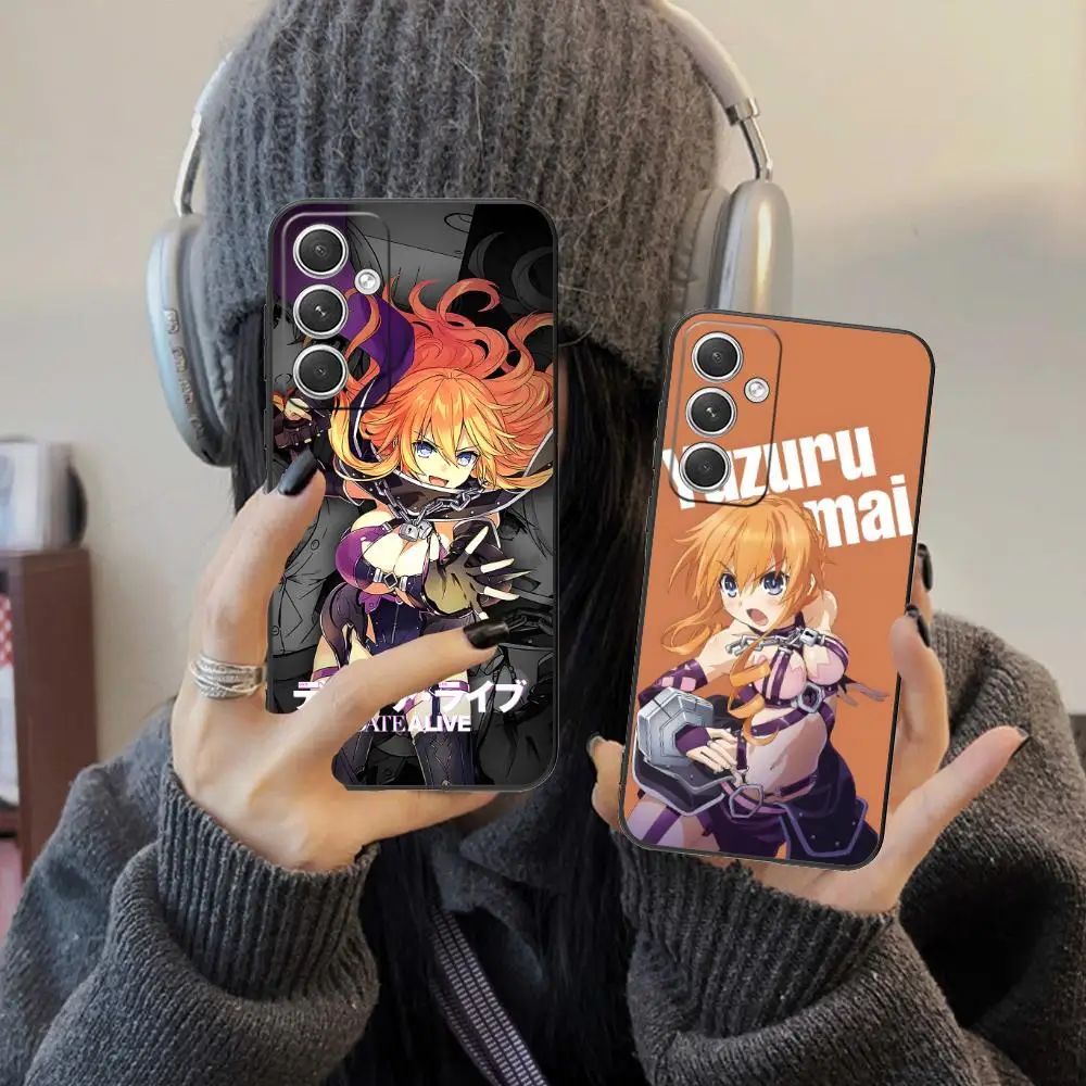 

Чехол для телефона Date a Live Yamai Kaguya для Samsung Galaxy S25 S24 S23 S22 S21 S20 Note20 Plus FE Ultra Colorful Cover Luxury Pretty