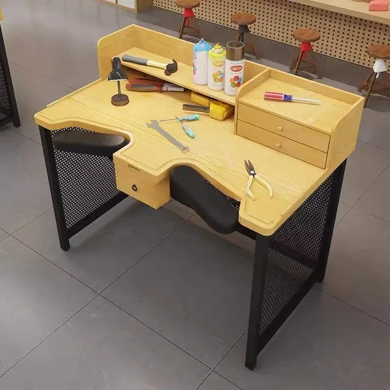 Watch repair table Precision workbench Solid wood watchmaker special watch repair table Training table Removable