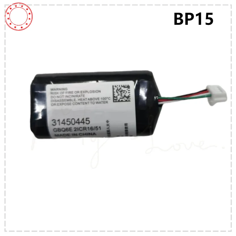

Новый аккумулятор для VOLVO 31450445 GBQ6E BP15 S/N:P0839AREV.J, автомобильный модуль шлюза VCM, аккумуляторы 450 мАч, 7,2 В