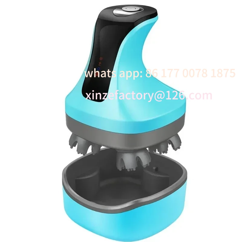 Customizable Head Scalp Massage Antistress Relax Body Massage Red Blue Light  Antistress Knead Head Relieve Head Car