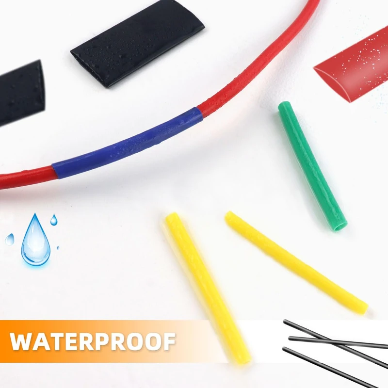 Heat Shrink Tubing Insulation Kit, Hose and Wire Connection Kit, Universal Repair Heat Shrink Tubing for Data and Charging Cable