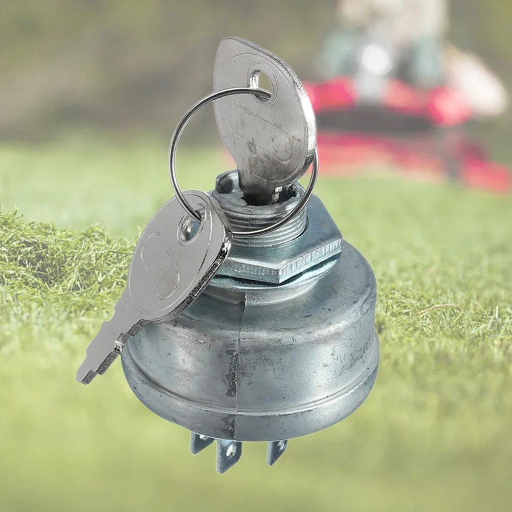 

Ignition Key Switch Part 5 Spade Terminal S L G B M Ignition Start Switch Key 925-0267 925-0267A 725-0267 for MTD 725-0267A