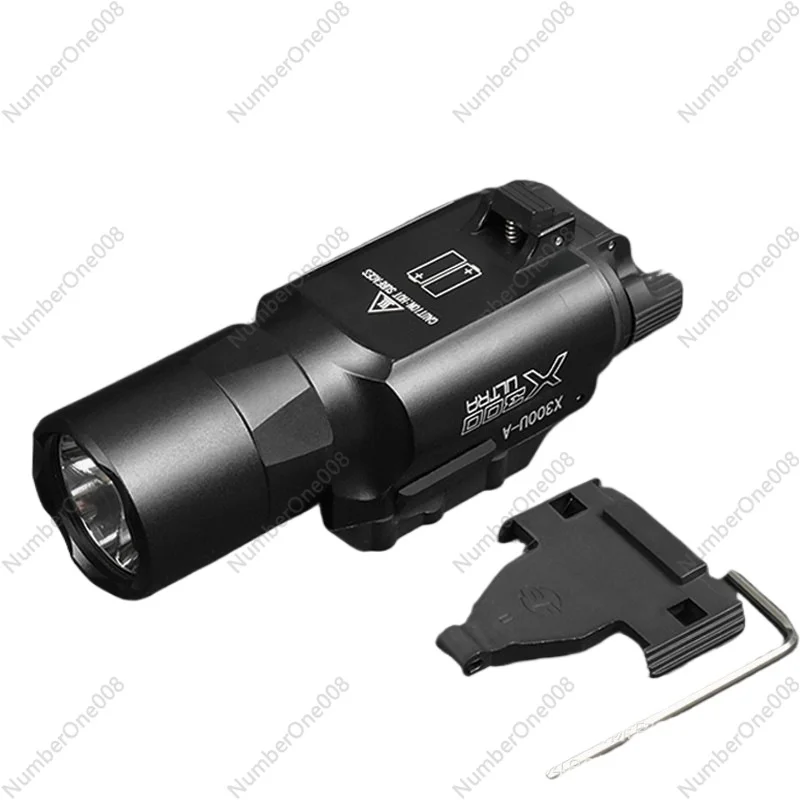 Linterna X300U Linterna montada en la parte inferior Iluminación de luz LED Luz fuerte Estroboscópica Mini linterna
