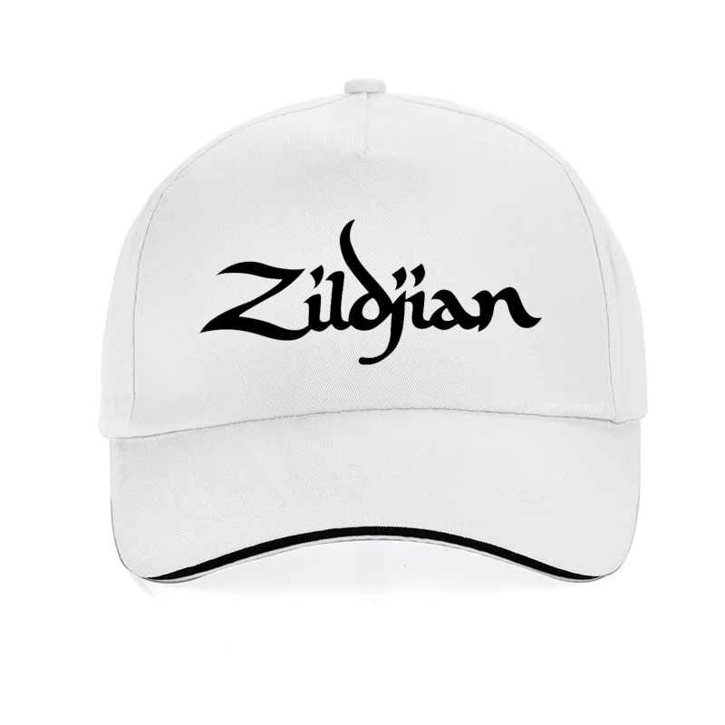 Zildjian Percussion Drums Cymbal Logo Mens Baseball Cap Cotton Printed Fashion Sun Hats Caps for Men and Women gorras