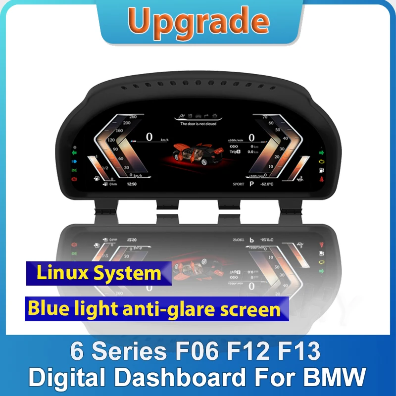 

New Car LCD Digital Cluster For BMW 6 Series F06 F12 F13 2011-2017 Virtual Cockpit SpeedMeter Dash Screen Instrument Panel Unit