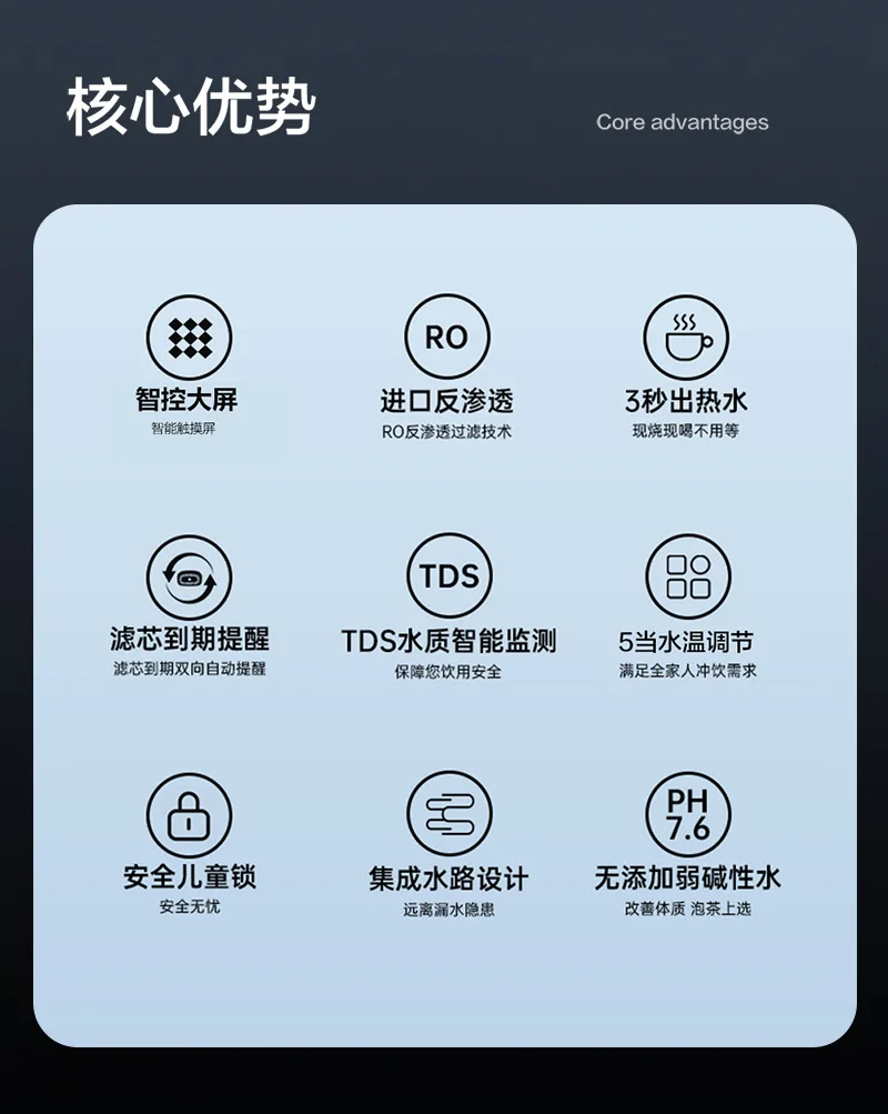آلة تسخين ترشيح التناضح العكسي RO آلة متكاملة آلة الشرب الساخن الفورية آلة الشرب المباشر #5