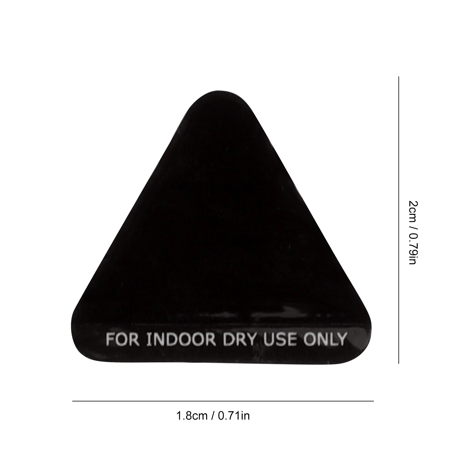 10pcs Temperature Sensitive Color Change Stickers High Heat Warning Label For Equipment Hot Surface Caution Decal Scald