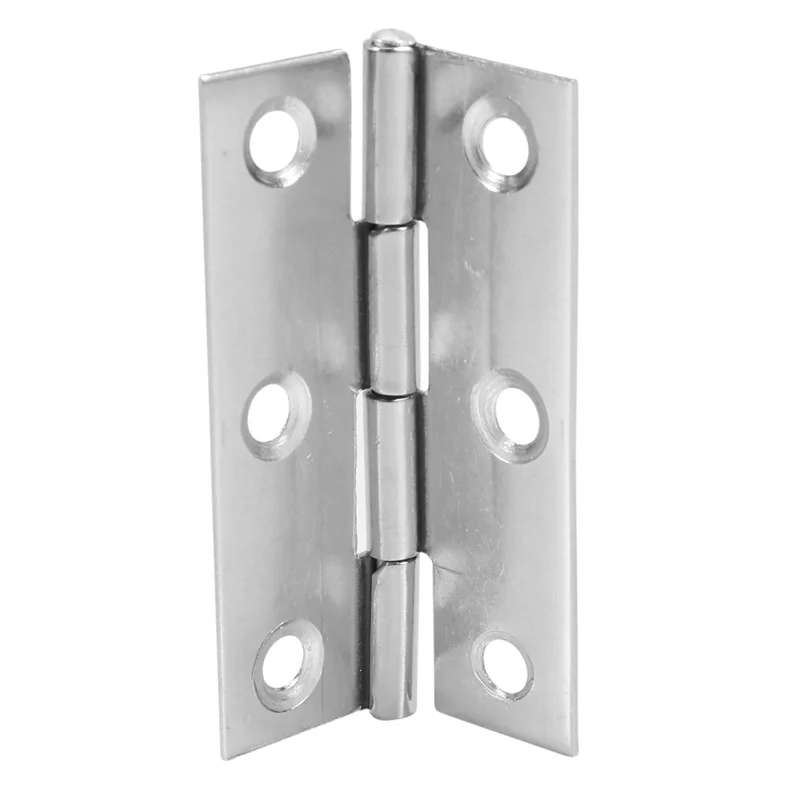

ABUF-2.5 Inches Long 6 Mounting Holes Stainless Steel Butt Hinges 120 Pcs (Pack Of 120)