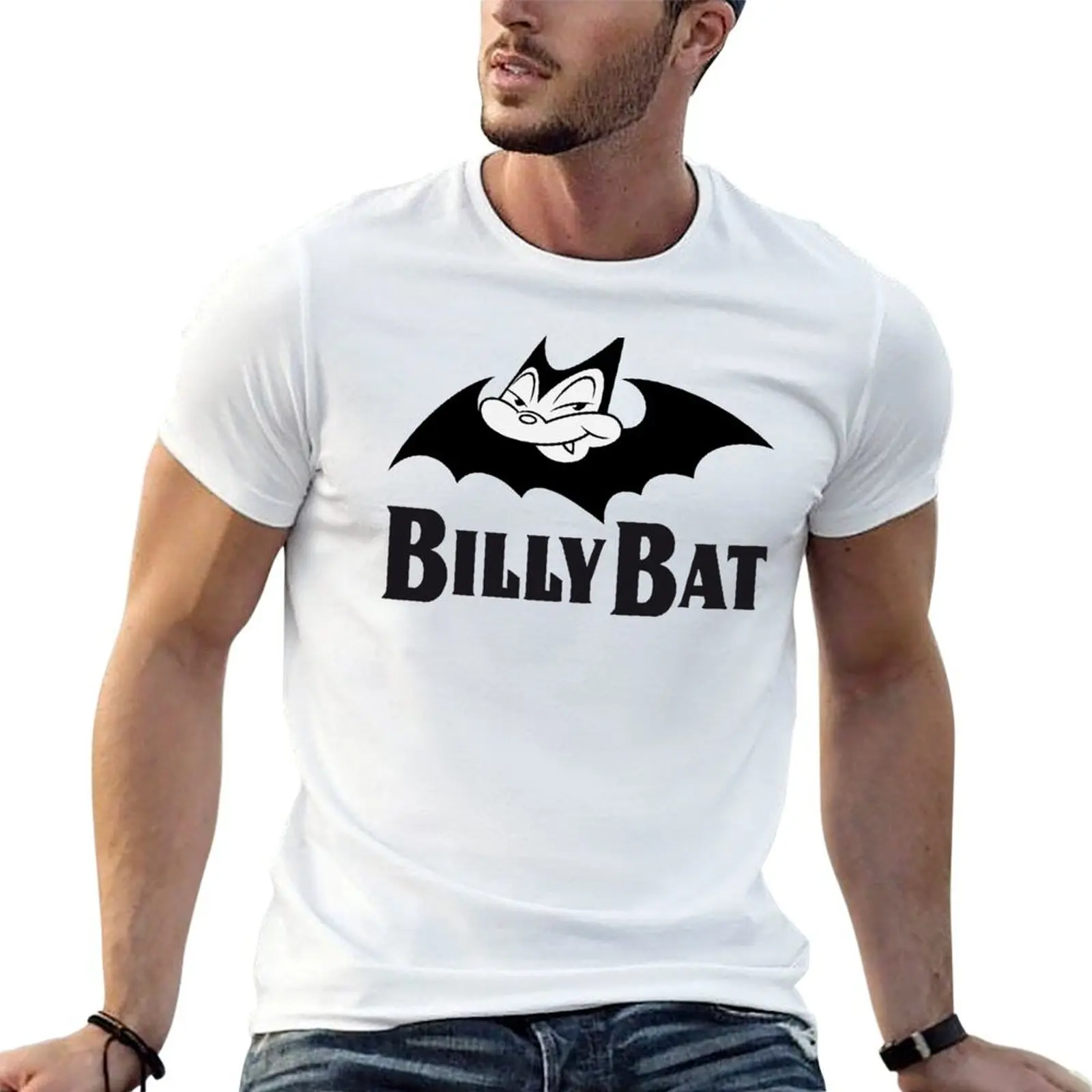 Billy Bat T-Shirt man t shirts graphic man t shirts for men t shirts for man slim fit T-shirt