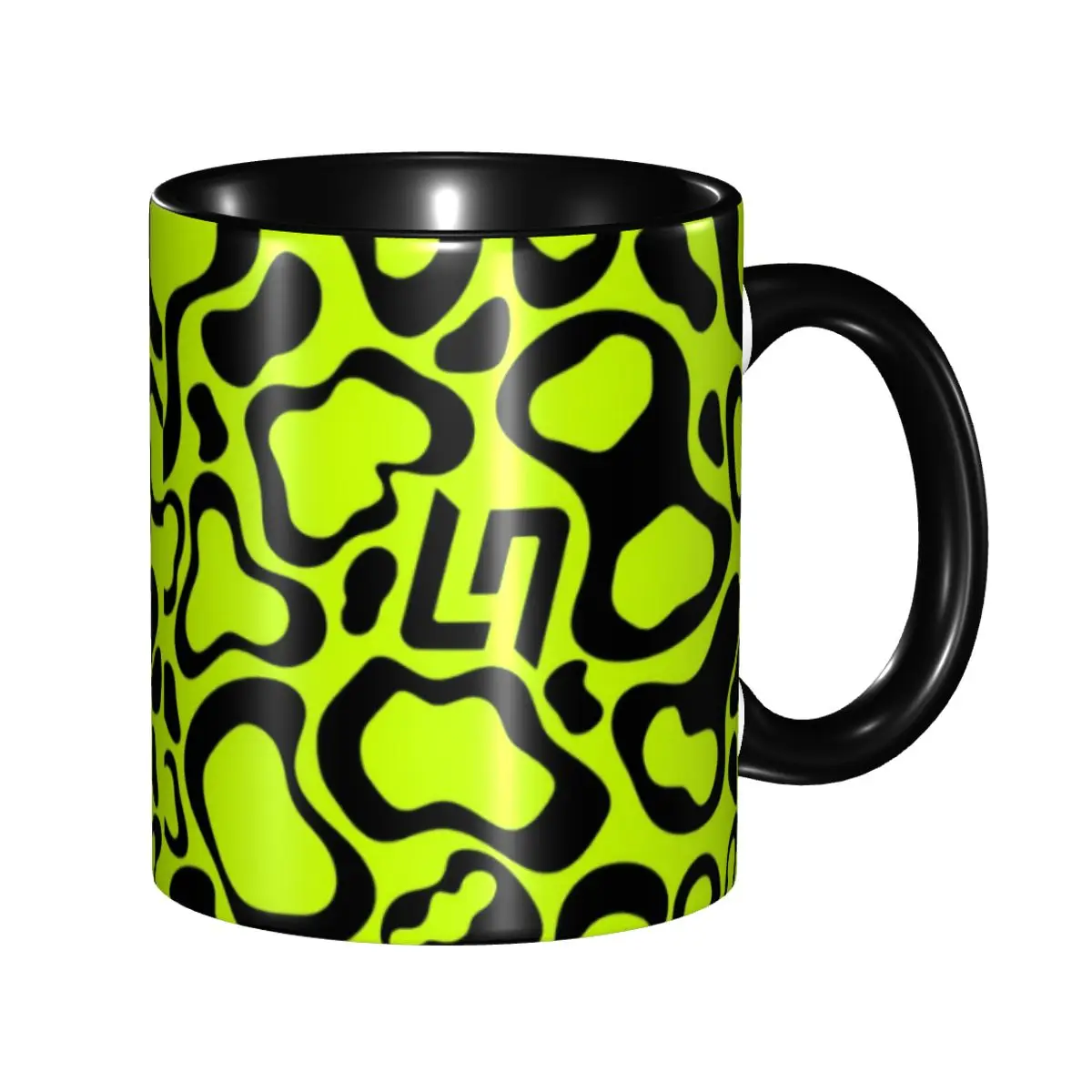 Tasses à café Lando Motorcycle Racing Norris Helmet Pattern, tasses à thé et à lait en céramique personnalisées DIY