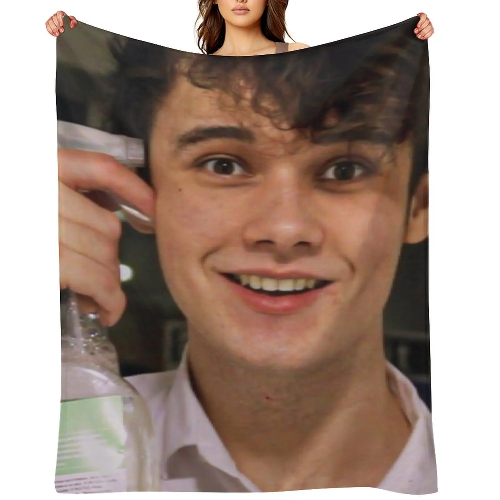 

Wilbur Soot Your New Boyfriend Throw Blanket manga Sofa Quilt Cute Decorative Sofas Blankets