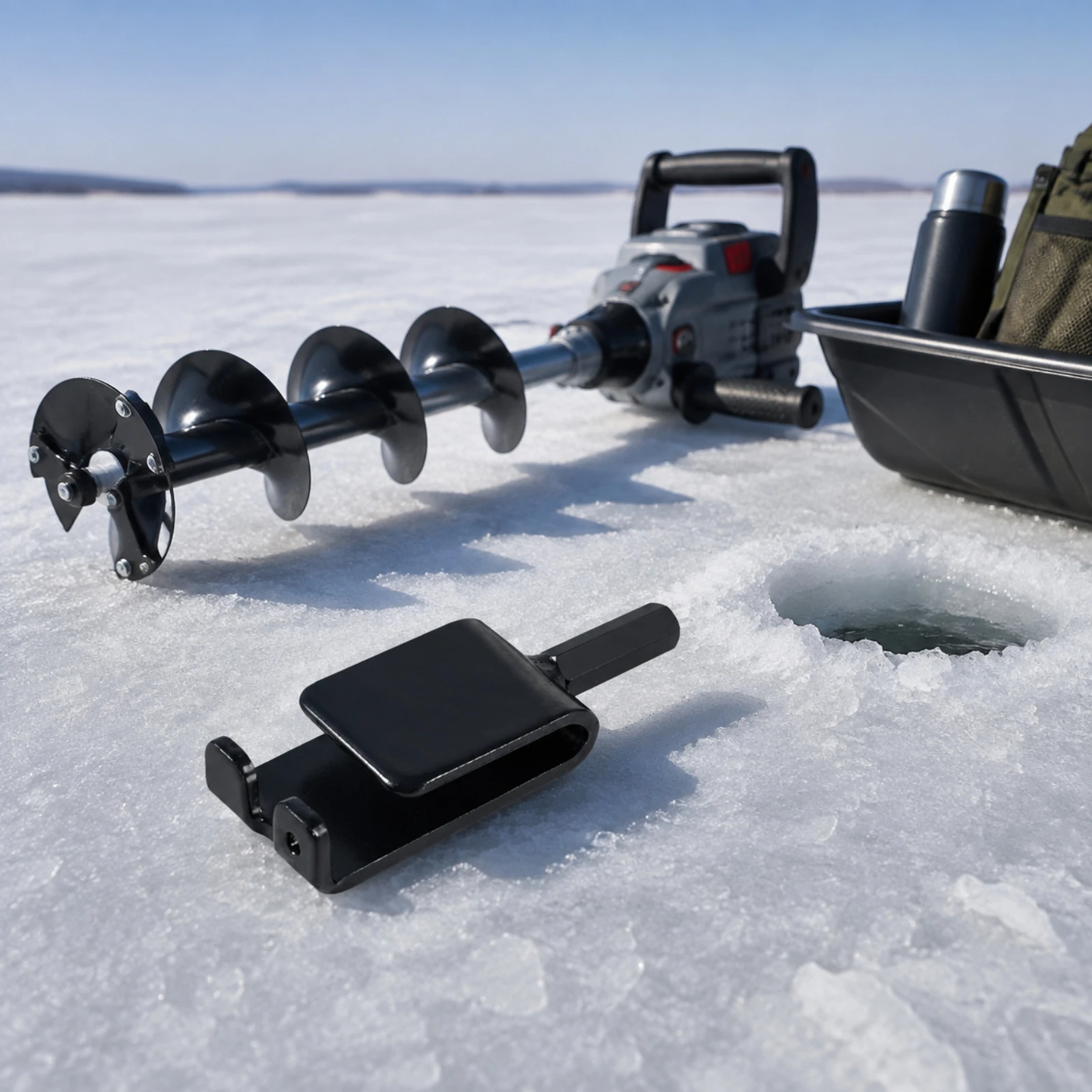 Tool Compact Ice Fishing Equipment Driver for Winter Anglers