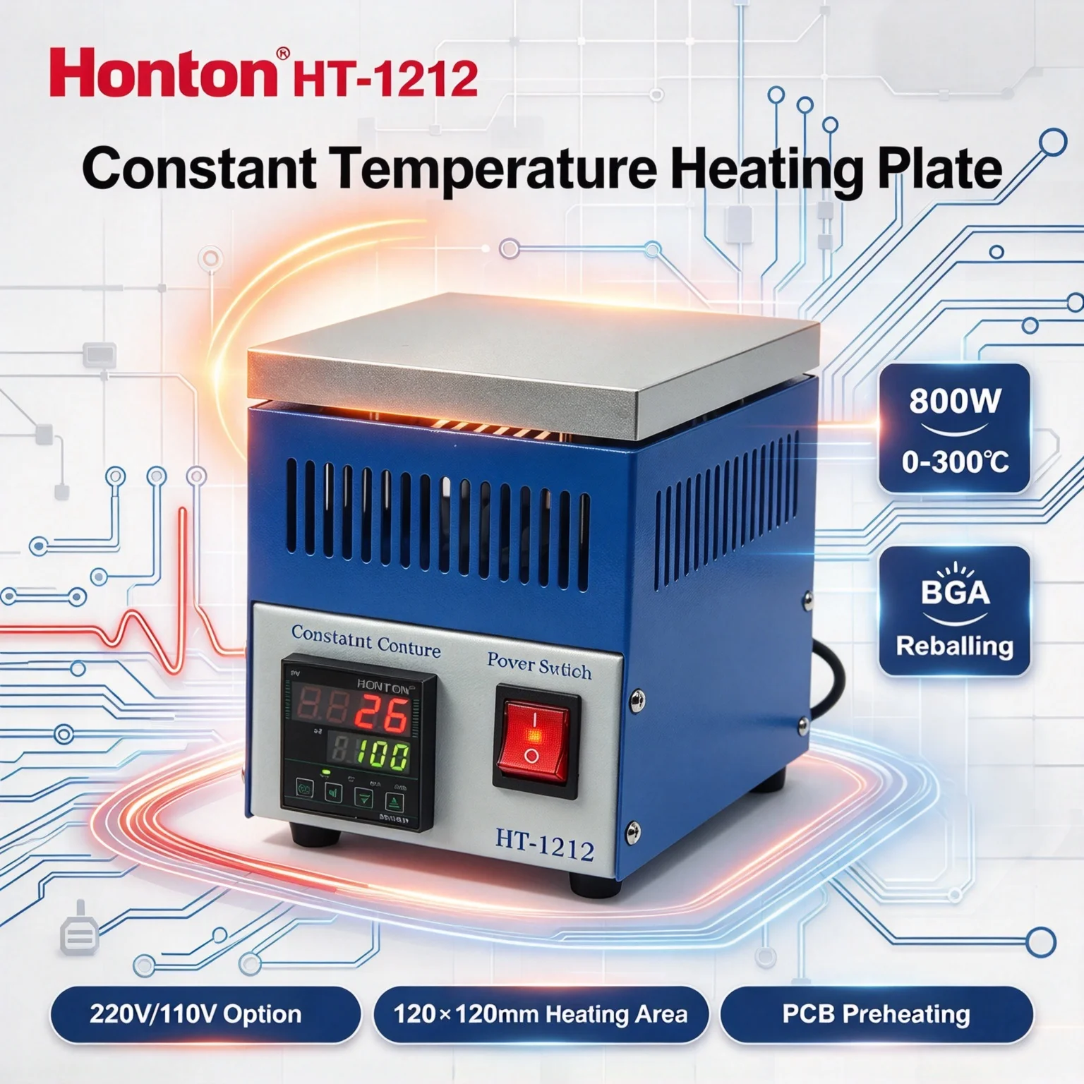 Honton HT-1212 BGA Reballing Work Platform, PCB Chip Soldering Repair Auxiliary Station