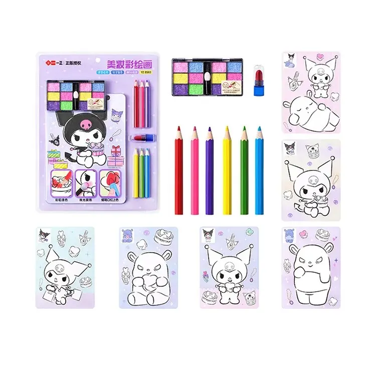 Iigen Sanrio ชุดเครื่องเขียนเมโลดี้, ชุดเครื่องเขียนเมโลดี้สมุดระบายสีระบายสี