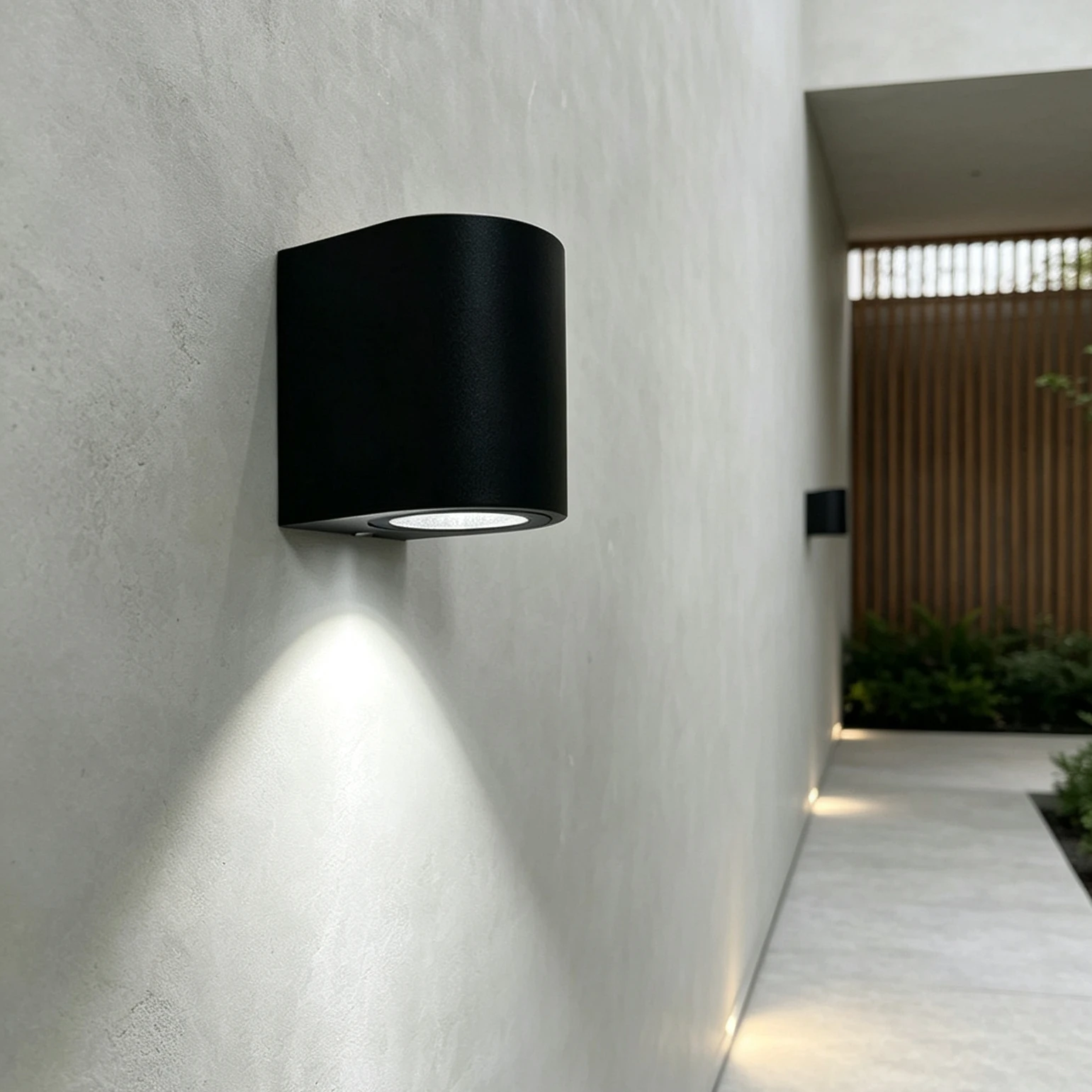 Simple Waterproof LED Wall Lamp Single Head LED Lighting for Garden Porch, Bedroom, Living Room Lighting 85-265V Wall Lamp