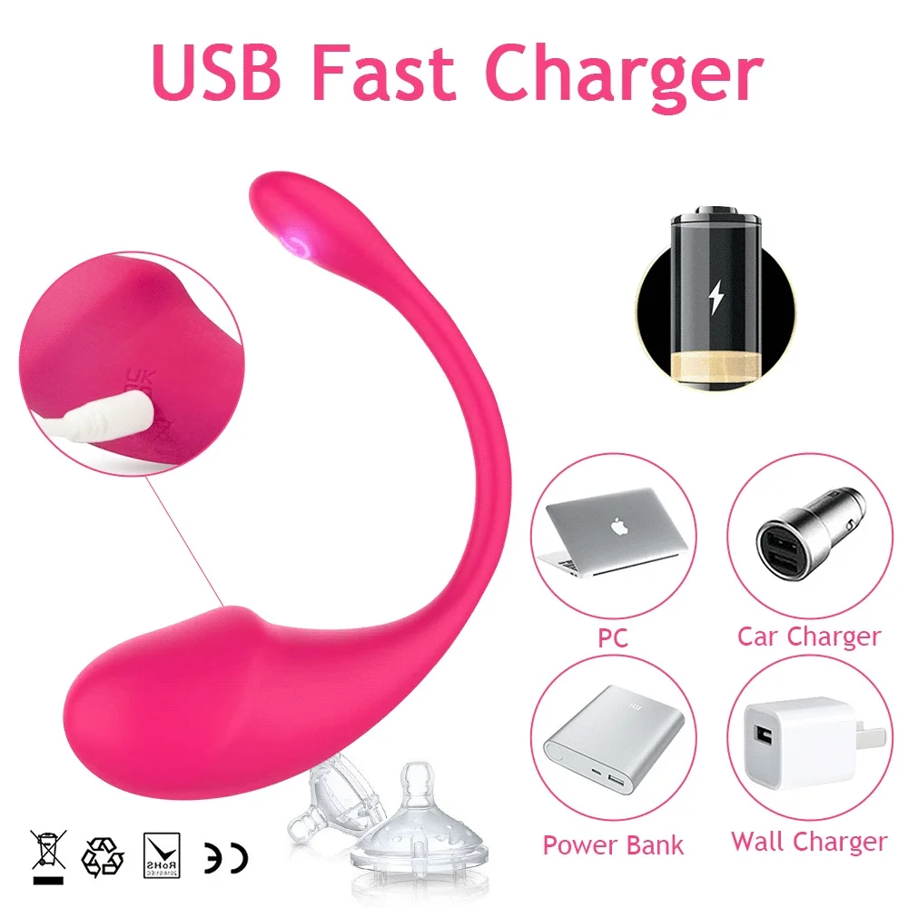 G-Spot Dildo Vibrating Egg Bluetooth App Vibrator Women's Silicone Vagina Remote Control Panties Sex Toy Adult Couple Sex Toy view 6