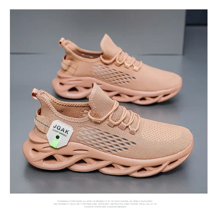 Sommer Herren Sport-Laufschuhe Schwarze Jogging-Sneaker Freizeitschuhe Outdoor Atmungsaktives Mesh Damen Leichte Stoßdämpfung Übergrößen – Detail 10