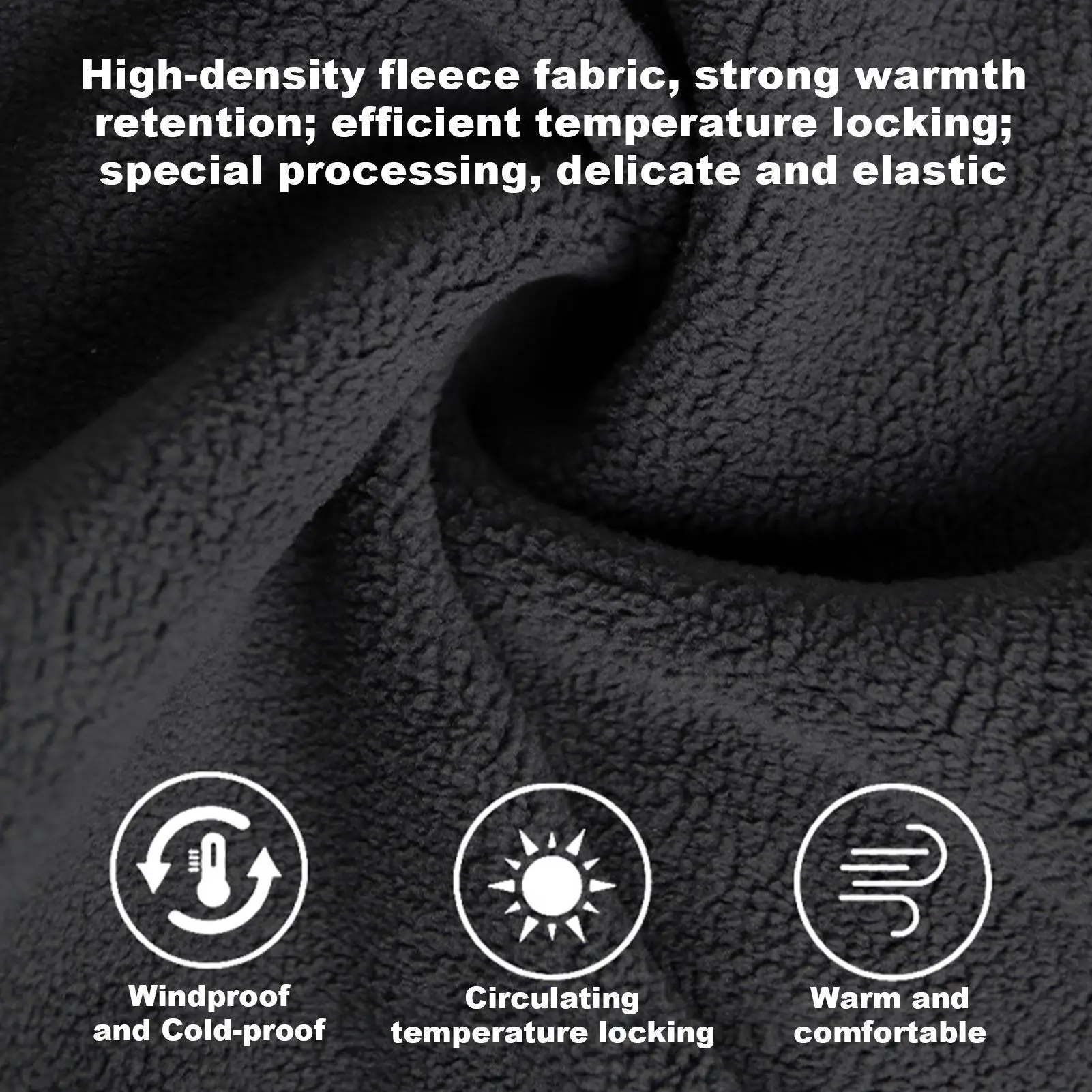 

Cycling Face Cover Fleece Warm Neck Warmer Winter Hat Breathable Ski Hood For Women Men Runners Running Cycling Camping Hiking