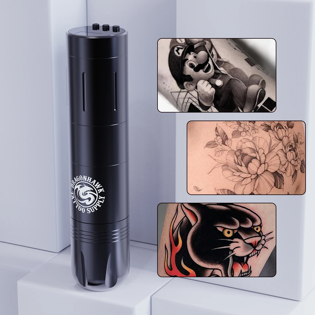 Dragonhawk X3 Pro Wireless Tattoo Kit 20B 1500mAh